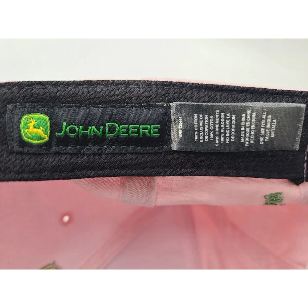 Women John Deere Low Profile Strapback Adjustable Hat Cap Nothing Runs‎ Like A